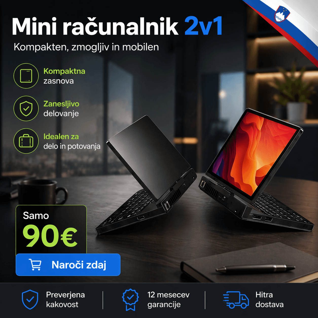 Mobilna večportna delovna miza